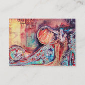 ARCADIA, Red Blue Silver Abstract Visitekaartje (Achterkant)