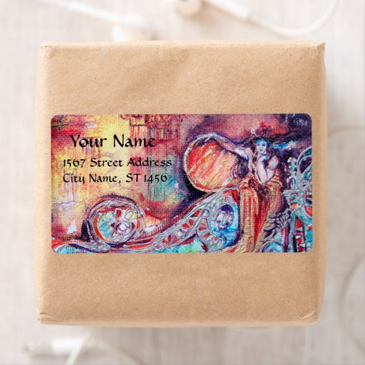 ARCADIA, Red Pink Blue Gold Etiket (Insitu)