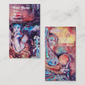 ARCADIA, Red Yellow Blue Silver Abstract Visitekaartje (Voorkant / Achterkant)