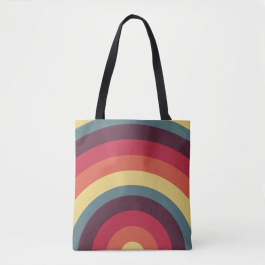 Arcadia Retro Tote Bag (Voorkant)