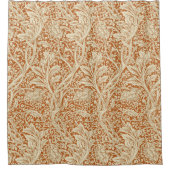 Arcadia William Morris Hawthorn Leaves Pattern Douchegordijn (Voorkant)