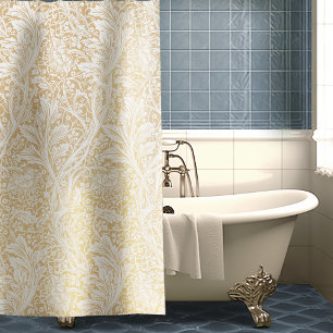 Arcadia William Morris Meidoorn Bladeren Patroon Douchegordijn