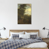 Arcadiaans Landschap met Diana Bathing, Johannes G Canvas Afdruk (Insitu (Slaapkamer))