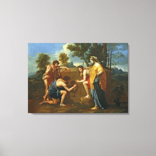 Arcadian Shepherds Canvas Afdruk (Voorkant)