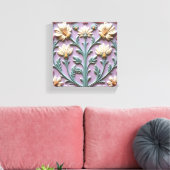 Arcadische emblematische omhelzing canvas afdruk (Insitu (Woonkamer))