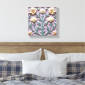 Arcadische emblematische omhelzing canvas afdruk (Insitu (Slaapkamer))