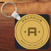 Arcadius Arcadespel Token Sleutelhanger (Voorkant)