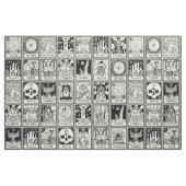 arcana tarotzwart stof (Fat Quarter)