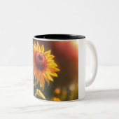 Arcane Artistry: De betoverende afbeelding Tweekleurige Koffiemok (Voorkant rechts)