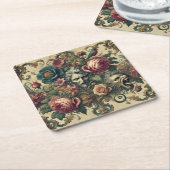 Arcane Atelier – Gotisch barok Sierkussen Kartonnen Onderzetters (Schuin)