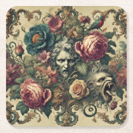 Arcane Atelier – Gotisch barok Sierkussen Kartonnen Onderzetters