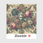 Arcane Atelier – Gotisch barok Sierkussen Sticker (Vel)