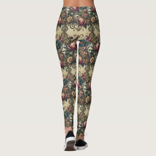 Arcane Atelier – Gotisch Victoriaans Leggings (Achterkant)