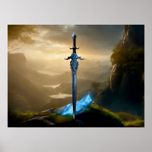 Arcane Edge: Betoverd zwaard Poster (Voorkant)