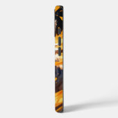 Arcane Ember: het gevlamde katje Case-Mate iPhone Case (Achterkant / Links)