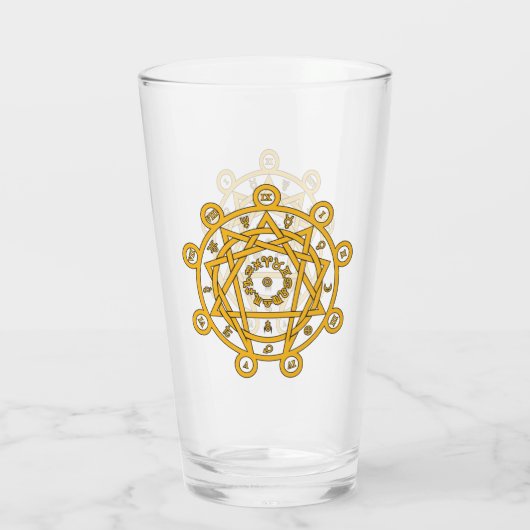 Arcane Enneagram Glas (Achterkant)