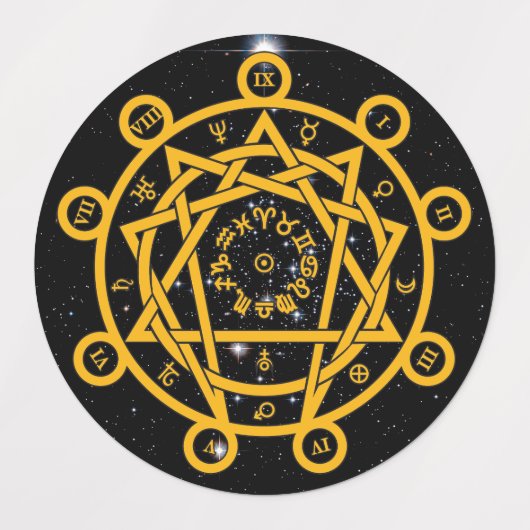Arcane Enneagram Labels (Design 1)