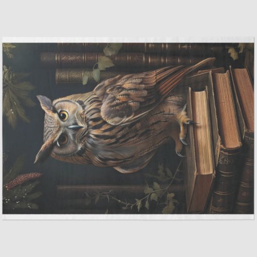 Arcane Guardian De mystieke uil Tissuepapier (Voorkant)