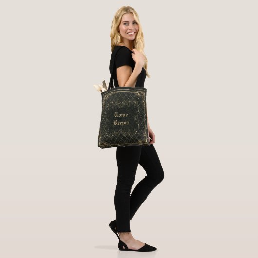 Arcane Library Tome Inspired Image PRINTED  Tote Bag (Op model)
