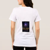 Arcane Pulse | Alleen donkere vibes Tri-Blend Shirt (Achterkant)