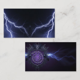 Arcane Runic Crest Visitekaartje voor Magic Makers Contactkaartje