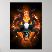 Arcane Skull Semi-Gloss-Poster Poster (Voorkant)