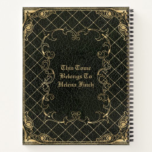 Arcane Tome Inspired Image PRINTED Laminated Notitieboek (Achterkant)