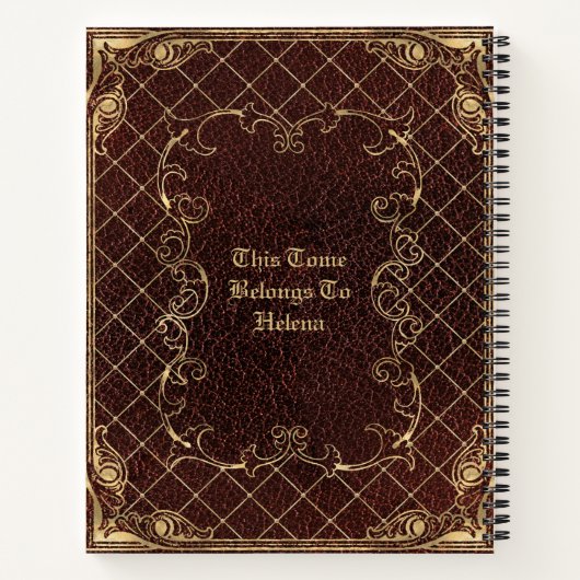 Arcane Tome Inspired Image PRINTED Laminated Notitieboek (Achterkant)