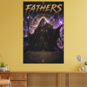 Arcane Vader Tovenaar Canvas Afdruk (Insitu (Woonkamer))