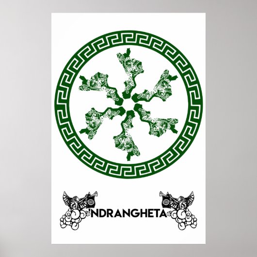 Arcangelo Gabriele - "Ndrangheta Poster (Voorkant)