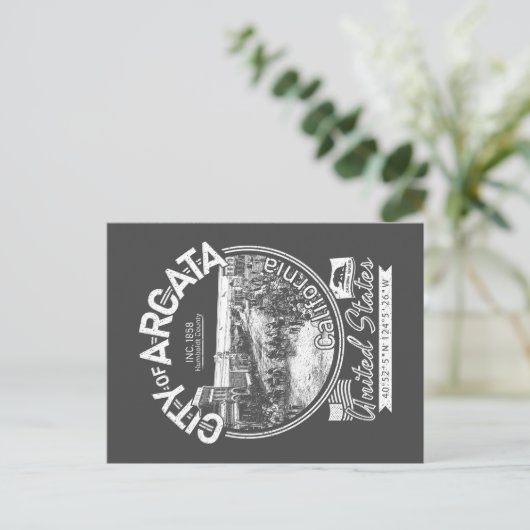 ARCATA CALIFORNIA - ARCATA PLAZA  BRIEFKAART (Staand voorkant)