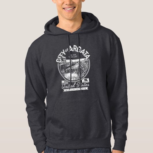 ARCATA CALIFORNIA - ARCATA PLAZA  HOODIE (Voorkant)