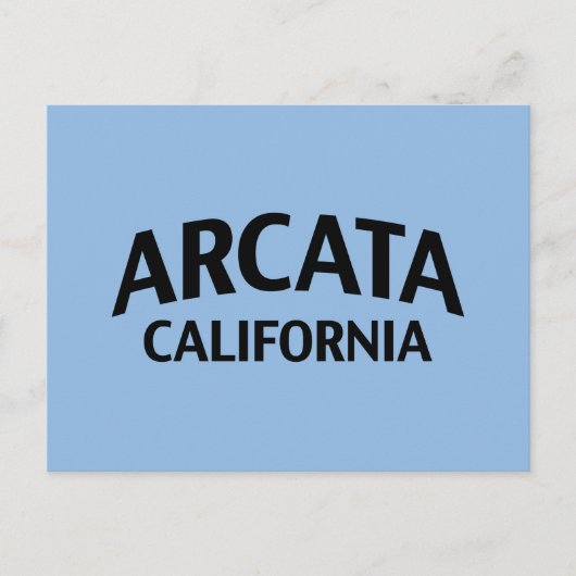 Arcata California Briefkaart (Voorkant)