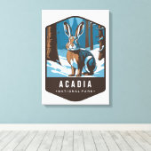 ARCDIA NATIONAL PARK Stretched Canvas Print (Insitu (Houten vloer))