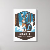 ARCDIA NATIONAL PARK Stretched Canvas Print (Voorkant)