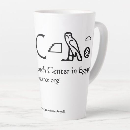 ARCE American Research Center in Egypt Hieroglyphs Latte Mok (Rechterhoek)