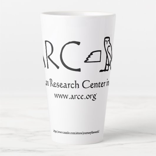 ARCE American Research Center in Egypt Hieroglyphs Latte Mok (Voorkant)