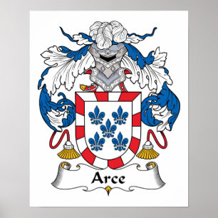 Arce Family Crest Poster