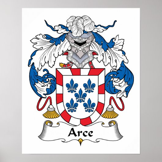 Arce Family Crest Poster (Voorkant)