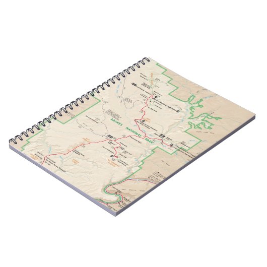 Arceringskaart notebook notitieboek (Linkerzijde)