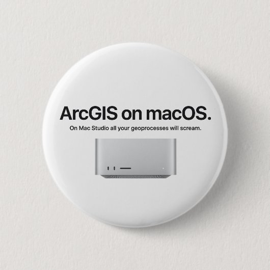 ArcGIS op macOS Ronde Button 5,7 Cm (Voorkant)