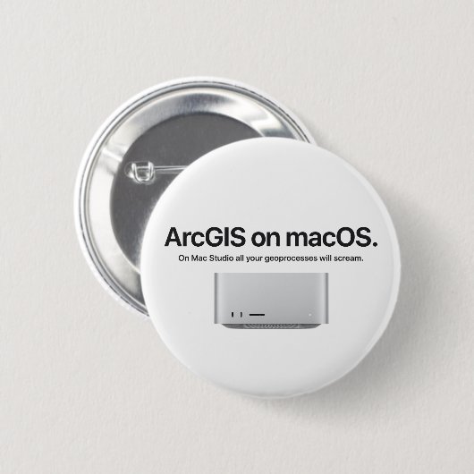 ArcGIS op macOS Ronde Button 5,7 Cm (Voorkant /achterkant)