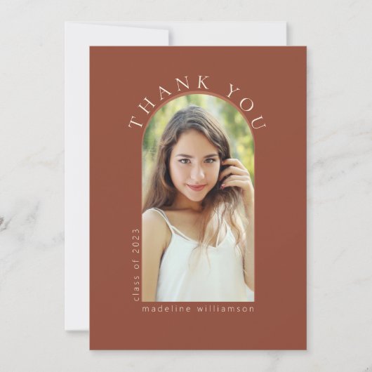 Arch Afstuderen Hartelijk dank Bedankkaart (Voorkant)