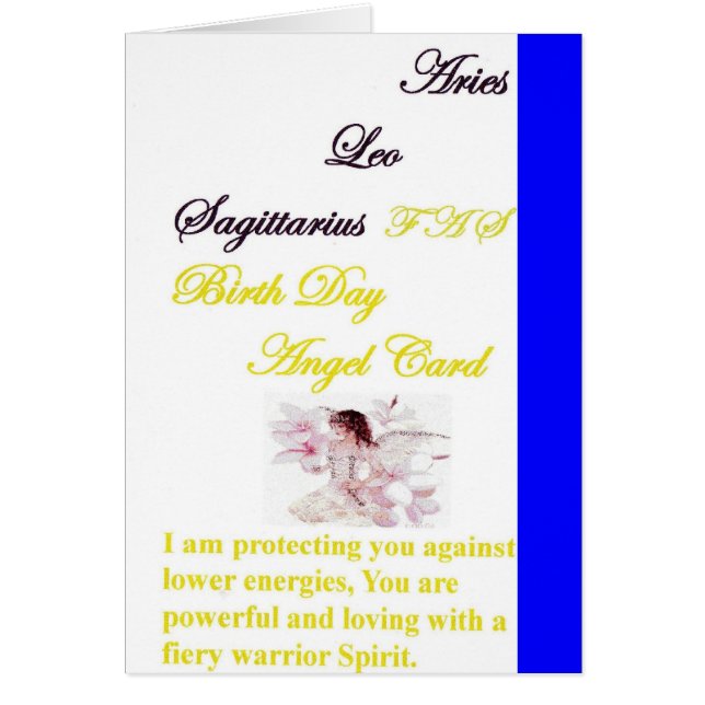 Arch Angel MICHAEL Aries, Leo, Sagittarius (Voorkant)