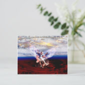 Arch Angel Michael Conquers Briefkaart (Staand voorkant)