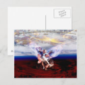 Arch Angel Michael Conquers Briefkaart (Voorkant / Achterkant)