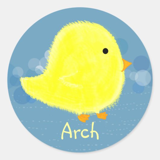 Arch Baby Chick Stickers (Voorkant)