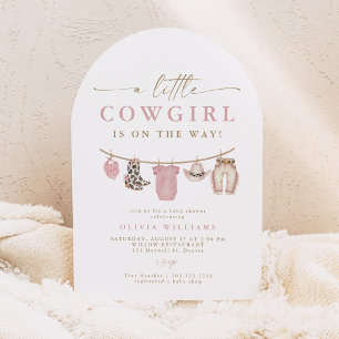 Arch Baby Wasmachine Kleine Cowgirl Baby Borrel Kaart