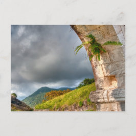 Arch bij Brimstone Hill Fortress Briefkaart