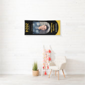 Arch Black Gold Photo Afstuderen Spandoek (Insitu)